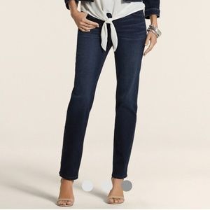 So Slimming by Chico's Ankle Zipper Jeans Sz 4